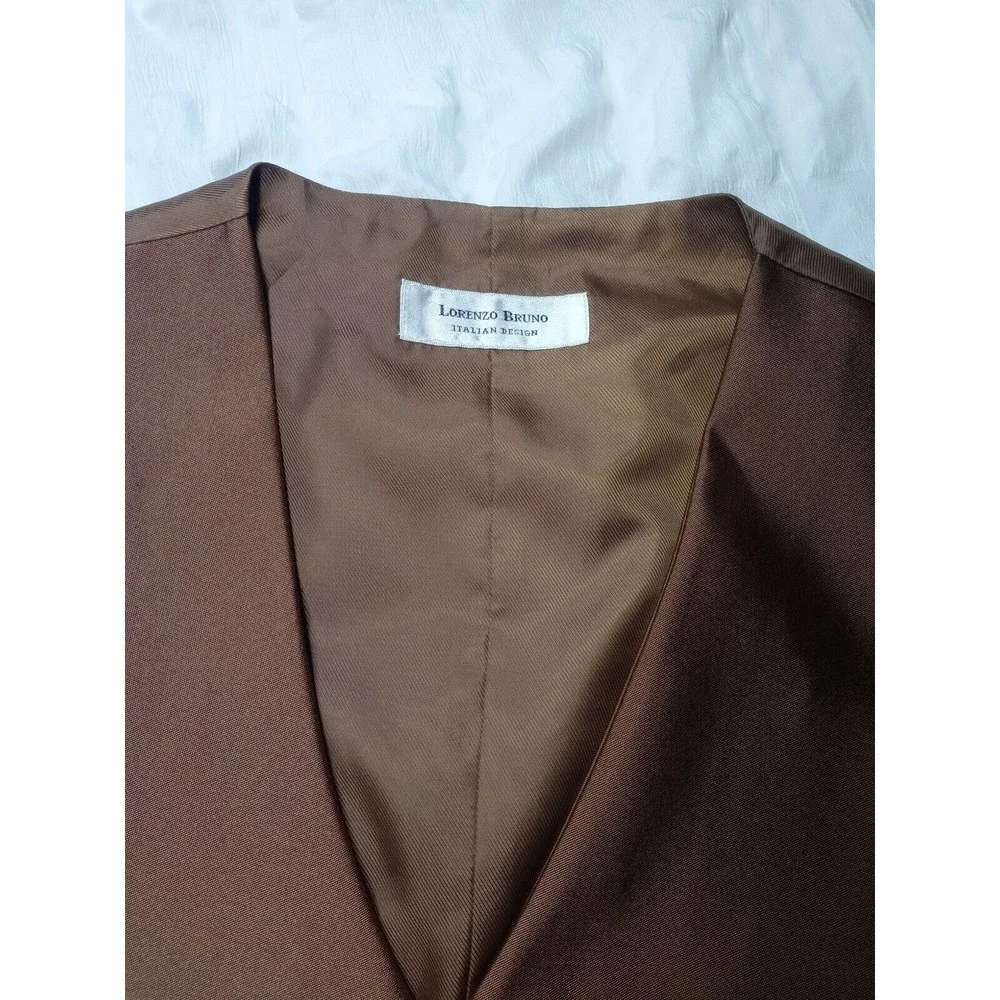 LORENZO BRUNO gold vest 36S